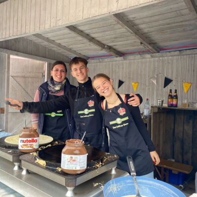 Helder am Crèbes-Stand