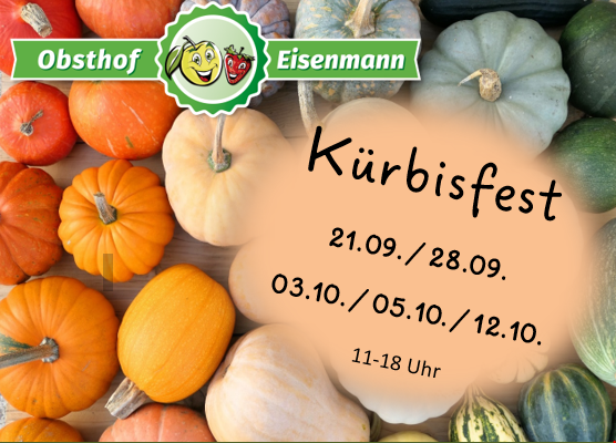 Kürbisfest 2025 im Obsthof Eisenmann
